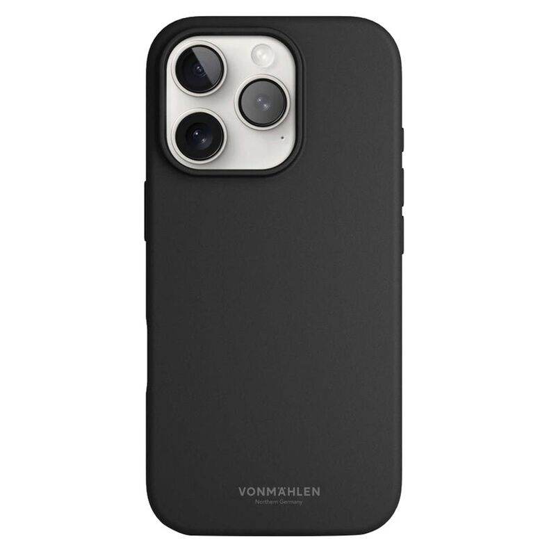 Vonmahlen Soft Silicone Case For iPhone 16 Pro - Black