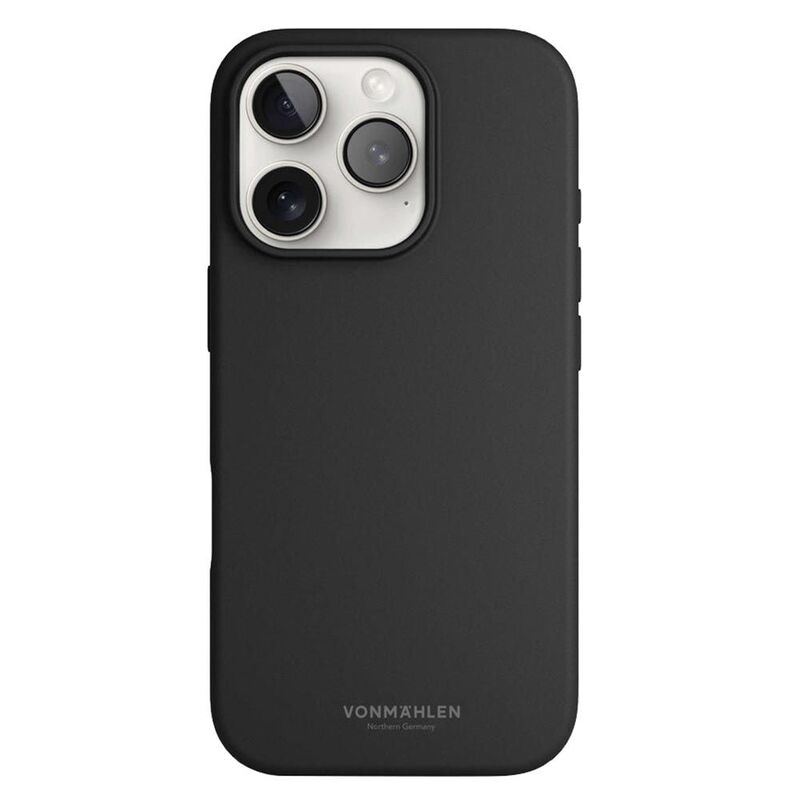Vonmahlen Soft Silicone Case For iPhone 16 Pro Max For Black