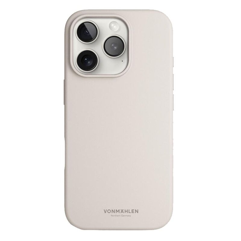 Vonmahlen Soft Silicone Case For iPhone 16 Pro For Cream Vonmahlen Soft Silicone Case For iPhone 16 Pro For Cream