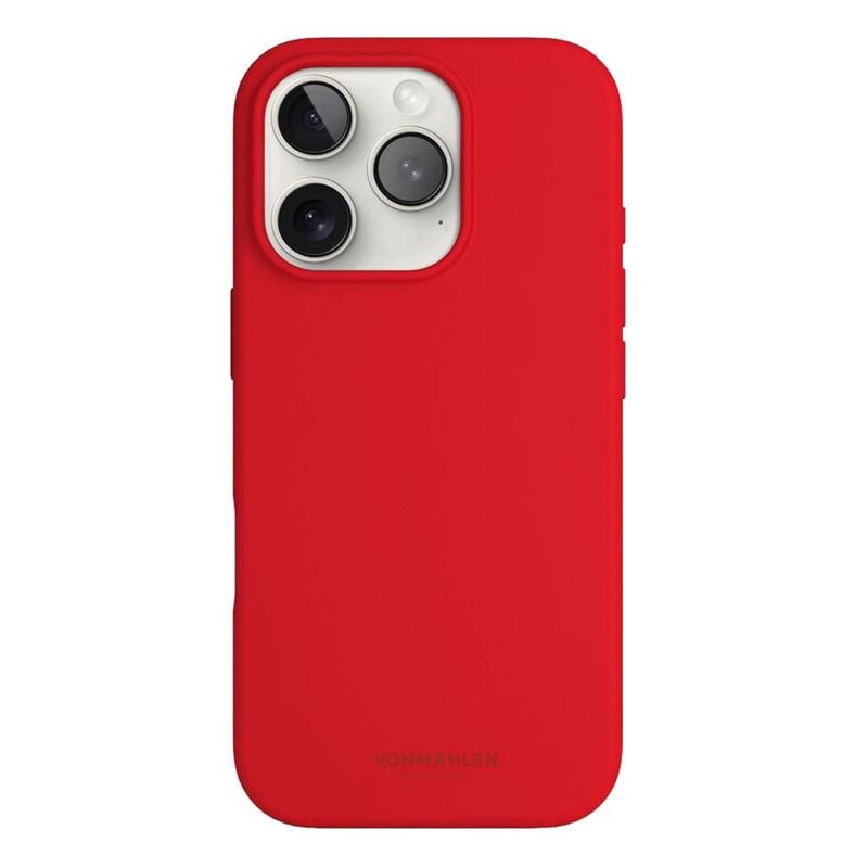 Vonmahlen Soft Silicone Case For iPhone 16 Pro Max - Firecracker