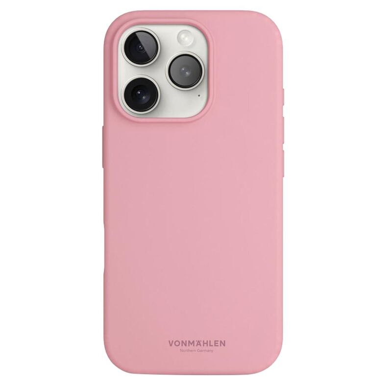 Vonmahlen Soft Silicone Case For iPhone 16 Pro - Cherry Blossom