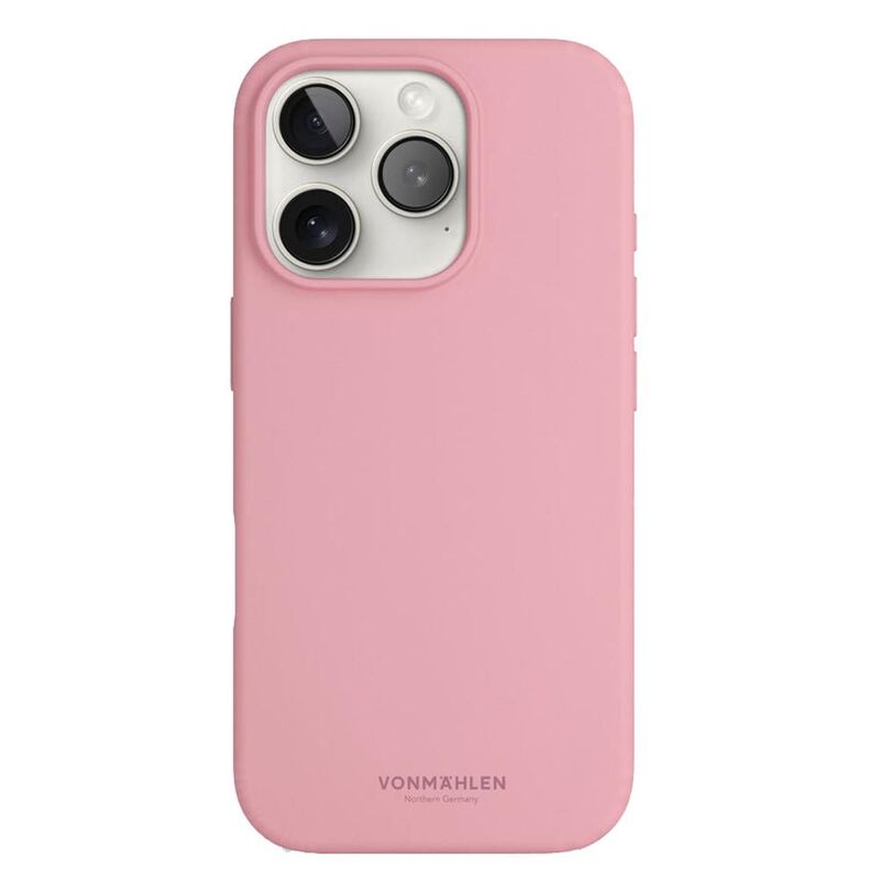 Vonmahlen Soft Silicone Case For iPhone 16 Pro Max - Cherry Blossom