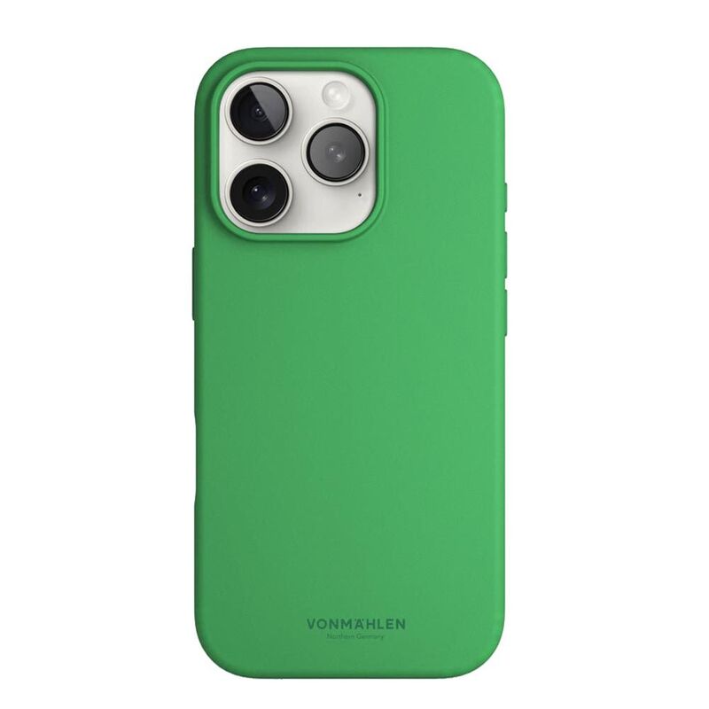 Vonmahlen Soft Silicone Case For iPhone 16 Pro Max - Green Haven