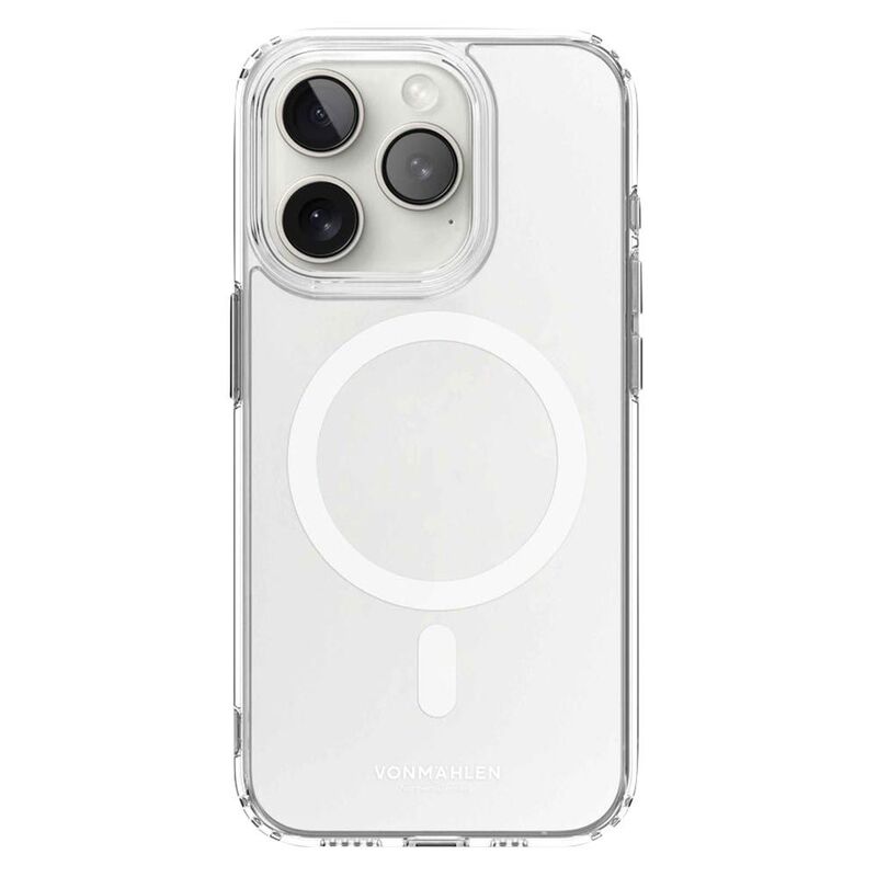 Vonmahlen Transparent Case For iPhone 16 Pro Max - White Vonmahlen Transparent Case For iPhone 16 Pro Max - White