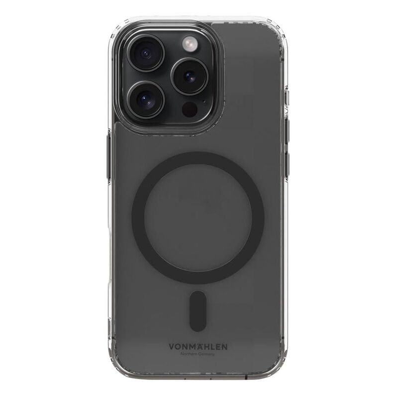 Vonmahlen Transparent Case For iPhone 16 Pro Max - Black
