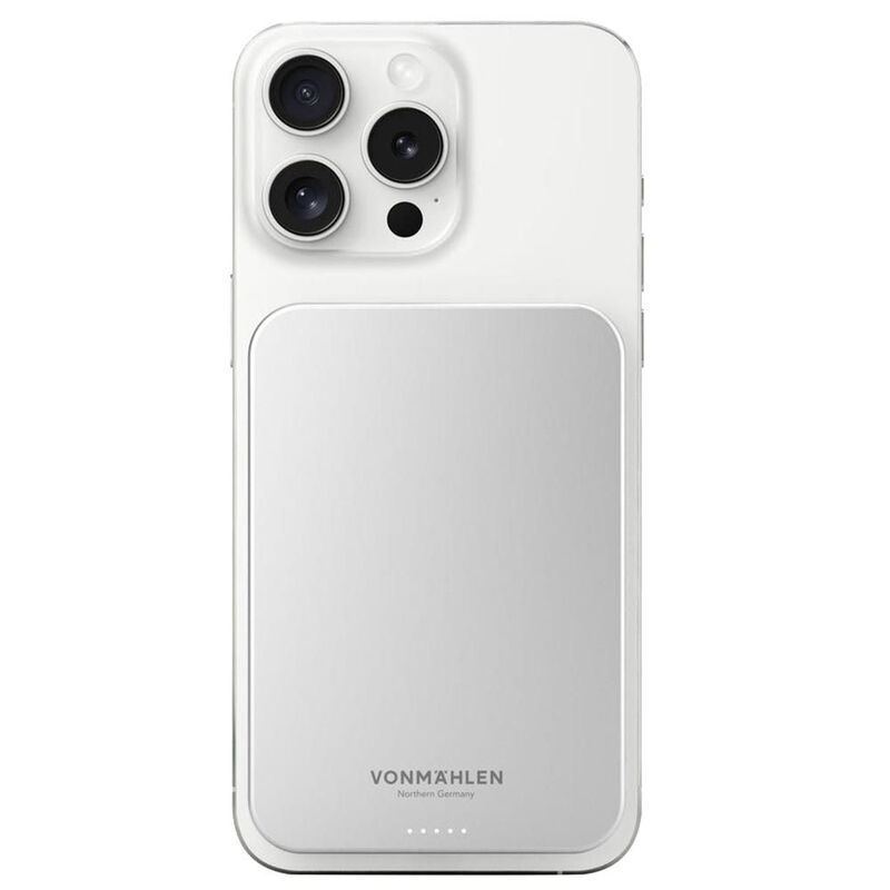 Vonmahlen Evergreen Mag 5000 mAh Power Bank - White Vonmahlen Evergreen Mag 5000 mAh Power Bank - White