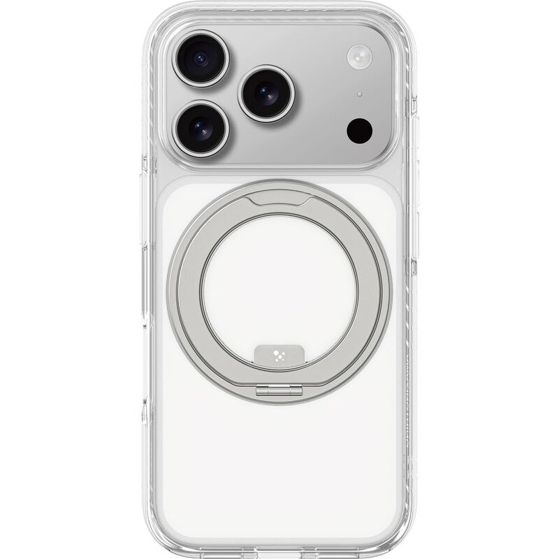 Amazingthing Titan Pro Magspin Drop Proof Case For iPhone 17 Pro Max 6.9-Inch - Clear