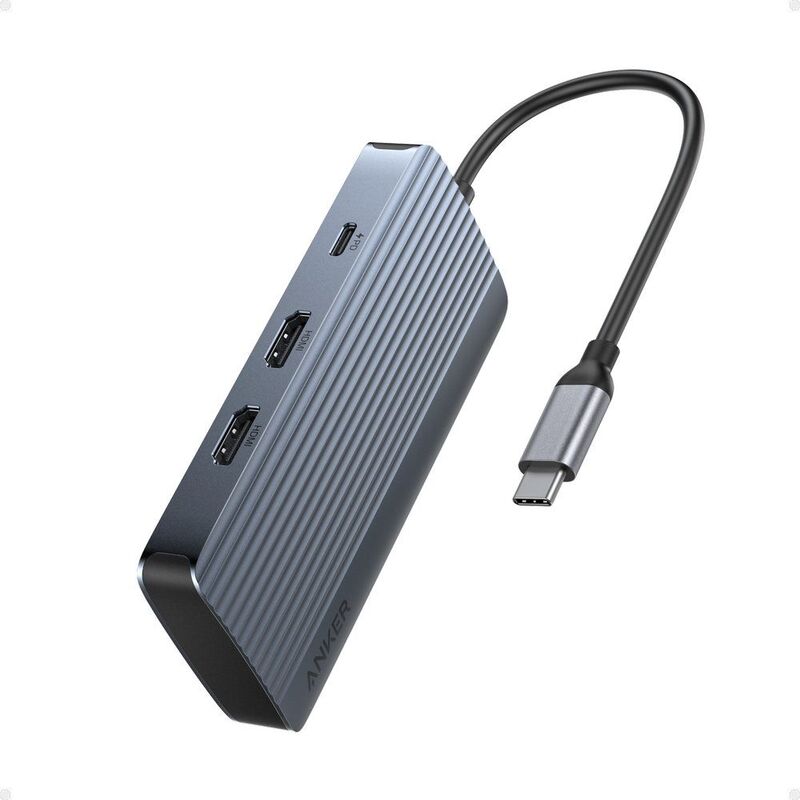 Anker USB-C Hub 7-In-1 Dual Display Hub Adapter Anker USB-C Hub 7-In-1 Dual Display Hub Adapter