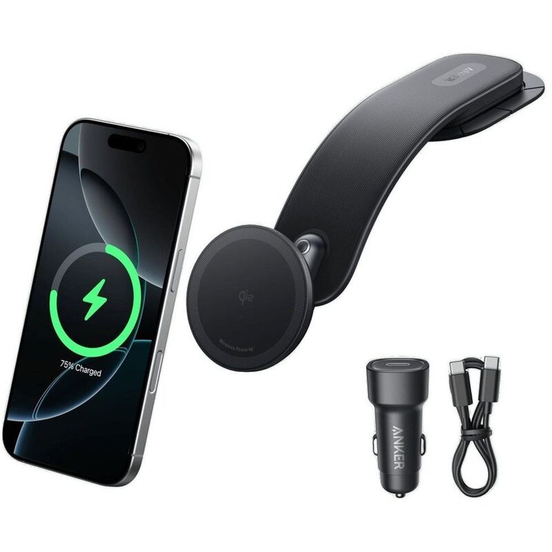 Anker Qi2 Magnetic Car Wireless Charger Phone Holder Anker Qi2 Magnetic Car Wireless Charger Phone Holder