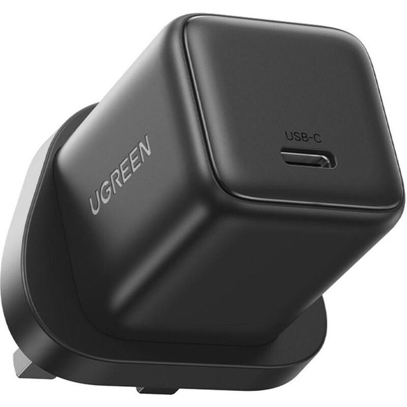 Ugreen 20W USB-C Gan Fast Charger UK - Grey Ugreen 20W USB-C Gan Fast Charger UK - Grey