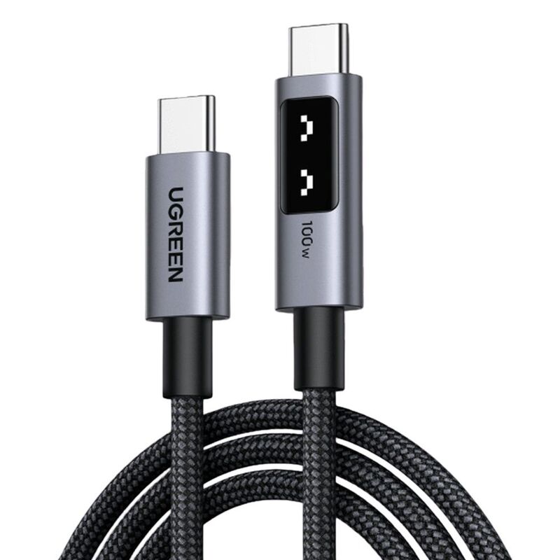Ugreen Uno USB-C to USB-C PD Fast Charging Cable 5A Max - 2M Space Grey Ugreen Uno USB-C to USB-C PD Fast Charging Cable 5A Max - 2M Space Grey