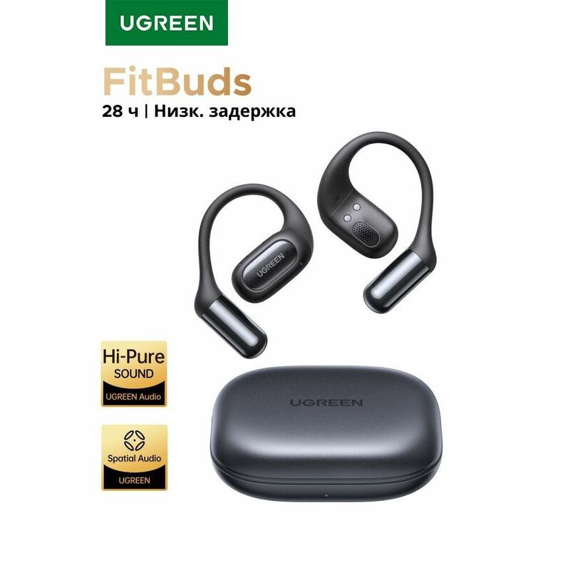Ugreen Fitbuds Open-Ear Eabuds - Black Ugreen Fitbuds Open-Ear Eabuds - Black