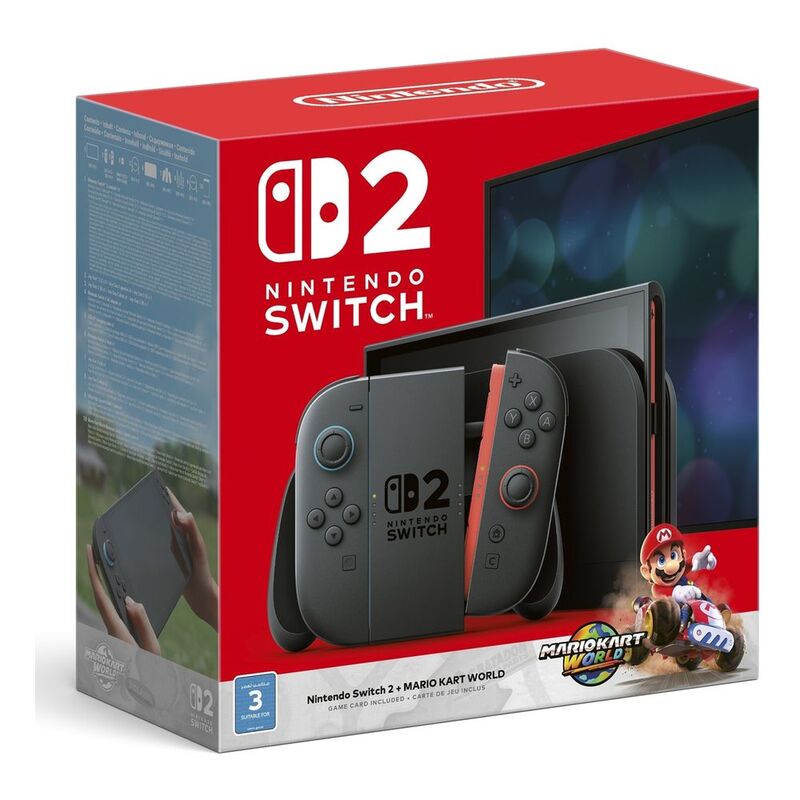 Nintendo Switch 2 Joy-Con Console Bundle With Mario Kart World (MCY) Nintendo Switch 2 Joy-Con Console Bundle With Mario Kart World (MCY)