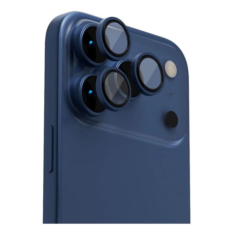Levelo Lucenttrio Lens Protector With 99% Transmittance For iPhone 17Pro/Pro Max - Titanium Dark Blue