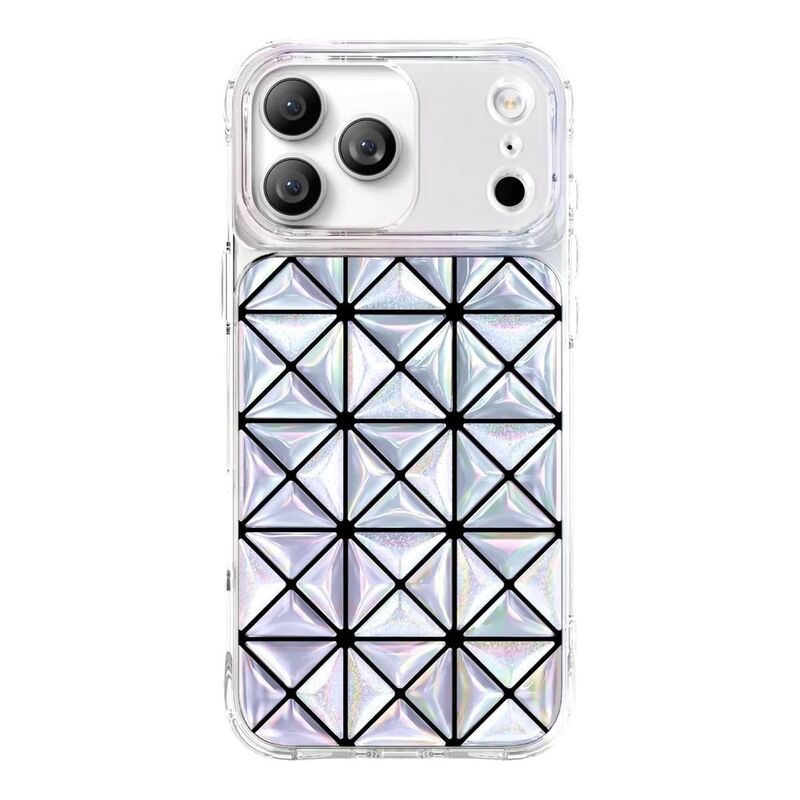 Levelo Hexa 3D LML Case For iPhone 17 Pro Max - Silver