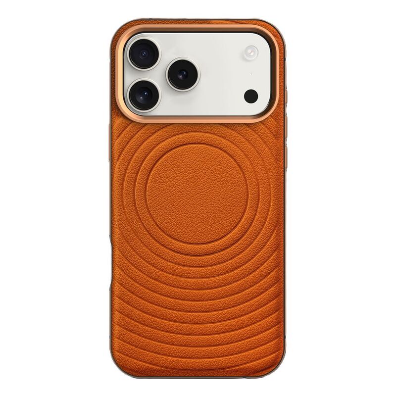 Levelo Spirale Case For iPhone 17 Pro - Sunrise Orange