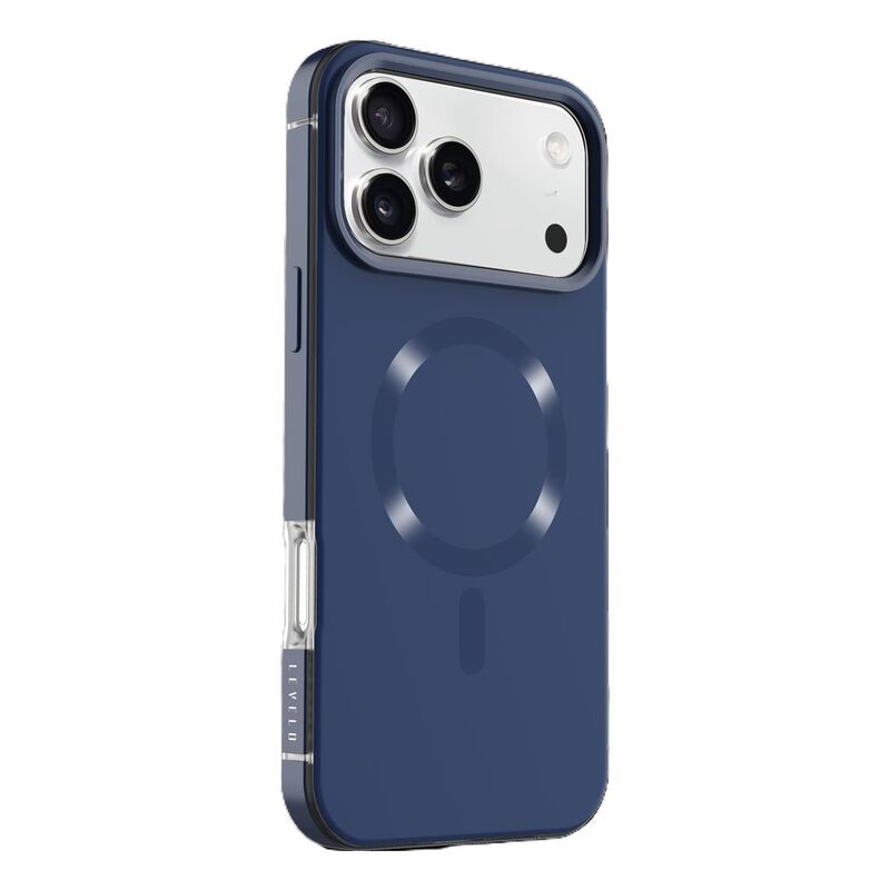 Levelo Opulis Case For iPhone 17 Pro - Midnight Blue Levelo Opulis Case For iPhone 17 Pro - Midnight Blue