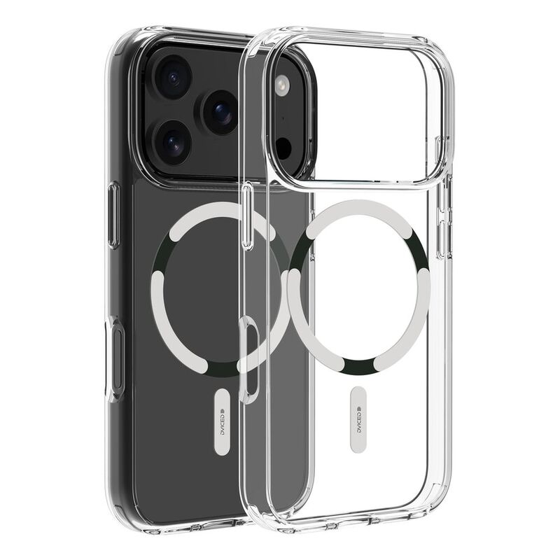 Dviced Magsafe For iPhone 17 Pro Max Clear Case - White Dviced Magsafe For iPhone 17 Pro Max Clear Case - White