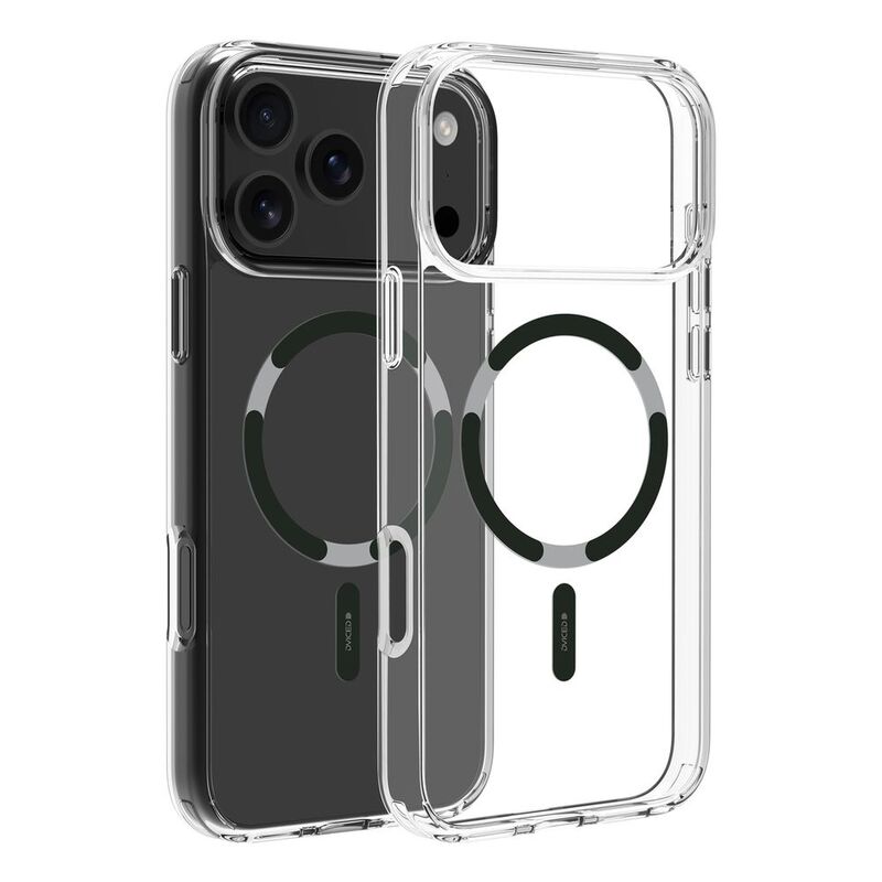 Dviced Magsafe For iPhone 17 Pro Max Clear Case - Black