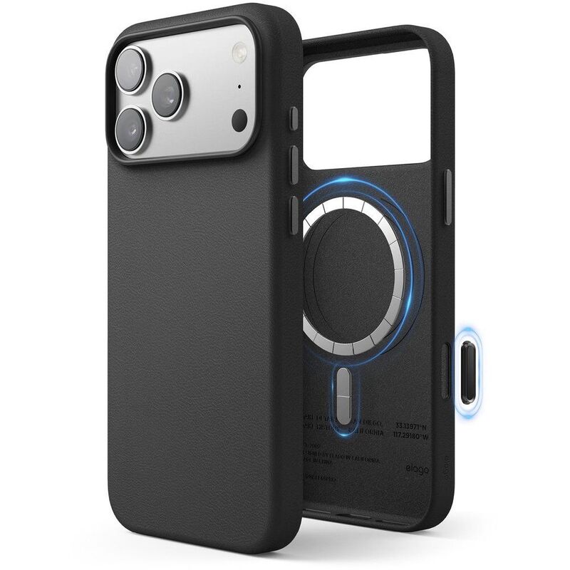 Elago Magleather Case iPhone 17 Pro Max - Black