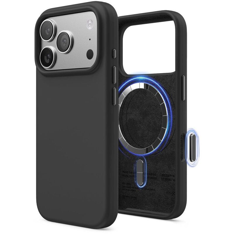 Elago Mag Silicone Case iPhone 17 Pro - Black Elago Mag Silicone Case iPhone 17 Pro - Black