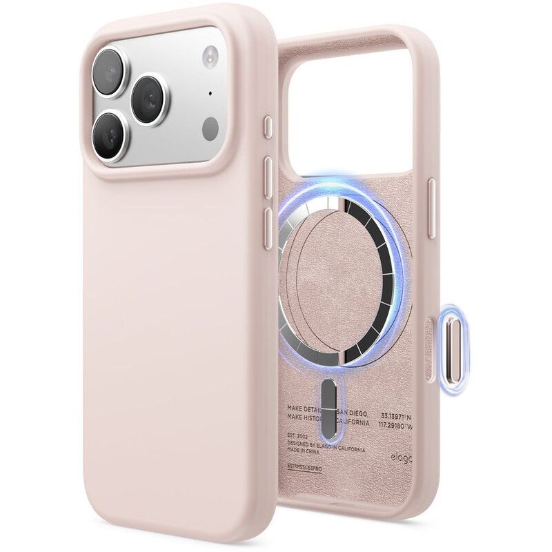 Elago Mag Silicone Case iPhone 17 Pro - Light Pink Elago Mag Silicone Case iPhone 17 Pro - Light Pink