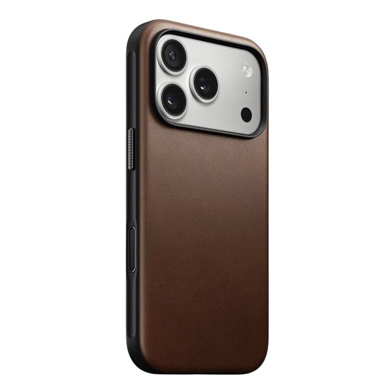 Nomad Modern Leather Case iPhone 17 Pro - Brown