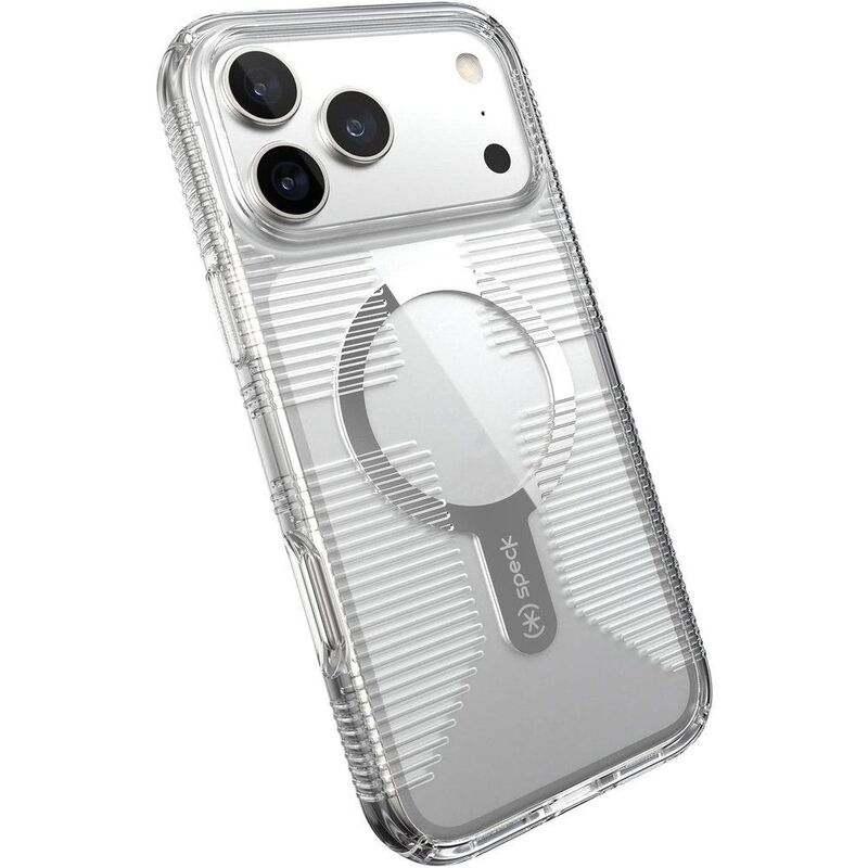 Speck iPhone 17 Pro Max Gemshell Grip+Ms - Clear/Clear Speck iPhone 17 Pro Max Gemshell Grip+Ms - Clear/Clear
