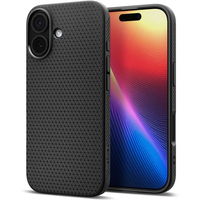 Spigen iPhone 17 Liquid Air Matte - Black Spigen iPhone 17 Liquid Air Matte - Black