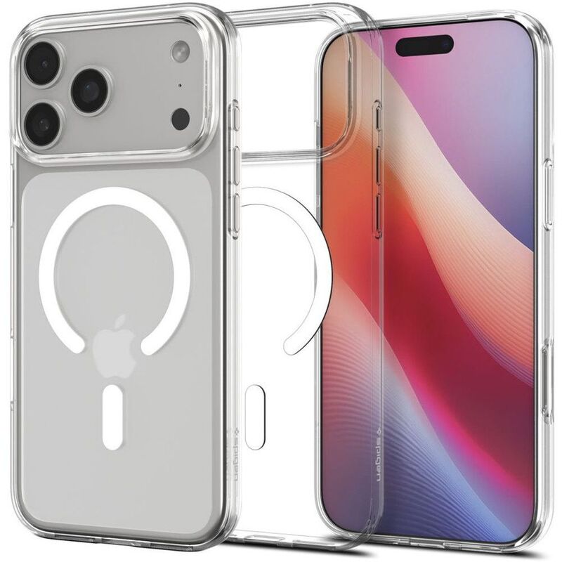 Spigen iPhone 17 Pro Liquid Crystal Magfit - Clear White Spigen iPhone 17 Pro Liquid Crystal Magfit - Clear White