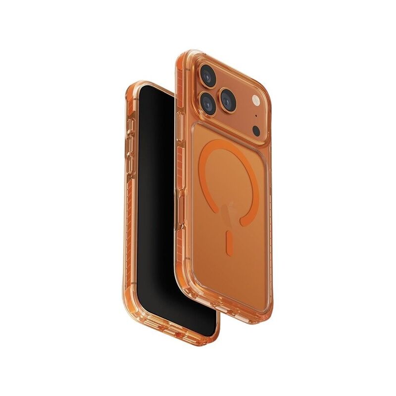 UNIQ Hybrid iPhone 17 Pro Max 6.9-Inch (2025) MagClick Charging Combat - Volt Orange UNIQ Hybrid iPhone 17 Pro Max 6.9-Inch (2025) MagClick Charging Combat - Volt Orange