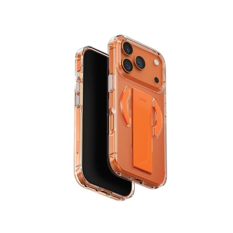 UNIQ Hybrid iPhone 17 Pro 6.3-Inch (2025) MagClick Charging Heldro Air - Volt Orange UNIQ Hybrid iPhone 17 Pro 6.3-Inch (2025) MagClick Charging Heldro Air - Volt Orange