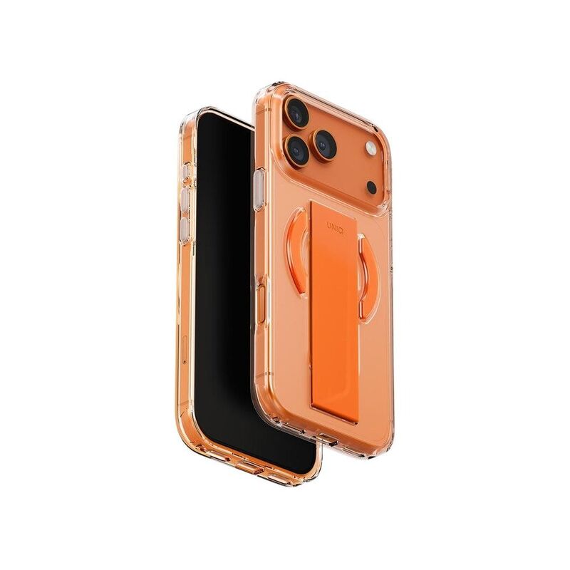 UNIQ Hybrid iPhone 17 Pro Max 6.9-Inch (2025) MagClick Charging Heldro Air - Volt Orange UNIQ Hybrid iPhone 17 Pro Max 6.9-Inch (2025) MagClick Charging Heldro Air - Volt Orange