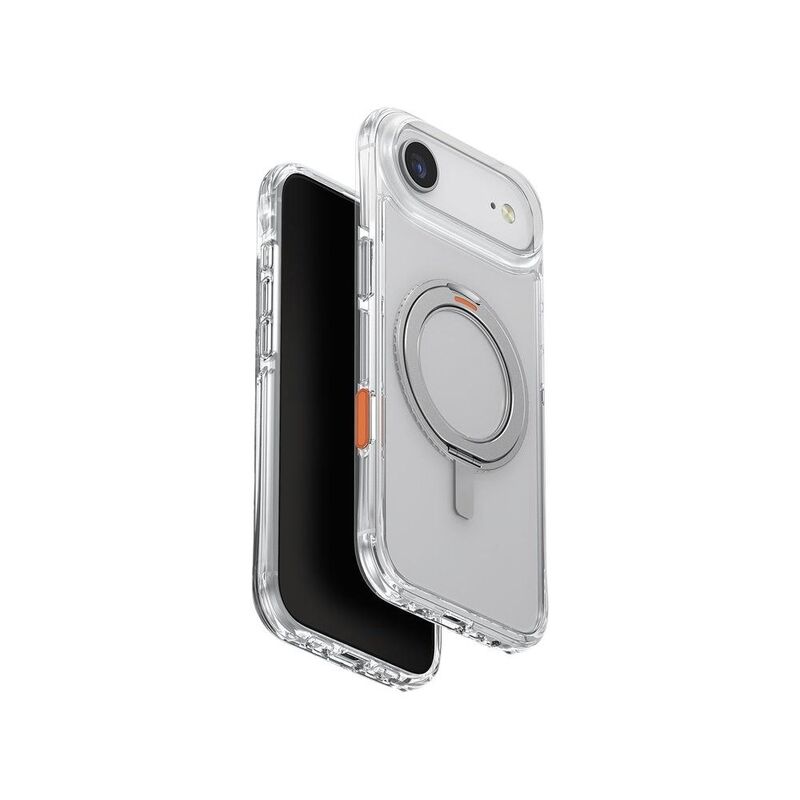UNIQ Hybrid iPhone Air 6.6-Inch (2025) Swivix With 360 Rotating Kickstand - Lucent Clear