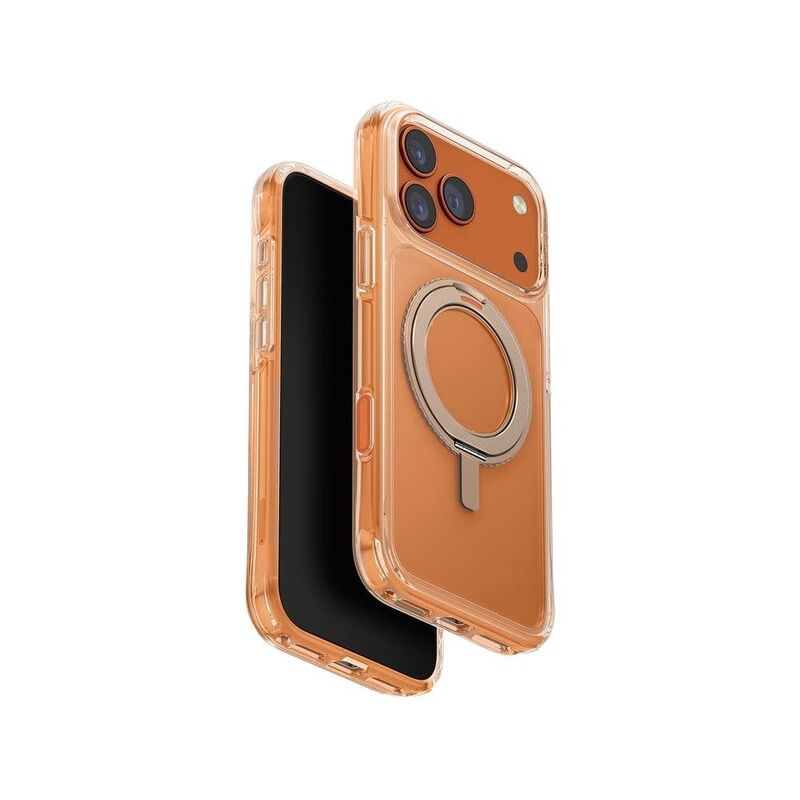 UNIQ Hybrid iPhone 17 Pro Max 6.9-Inch (2025) Swivix With 360 Rotating Kickstand - Taupe Gold