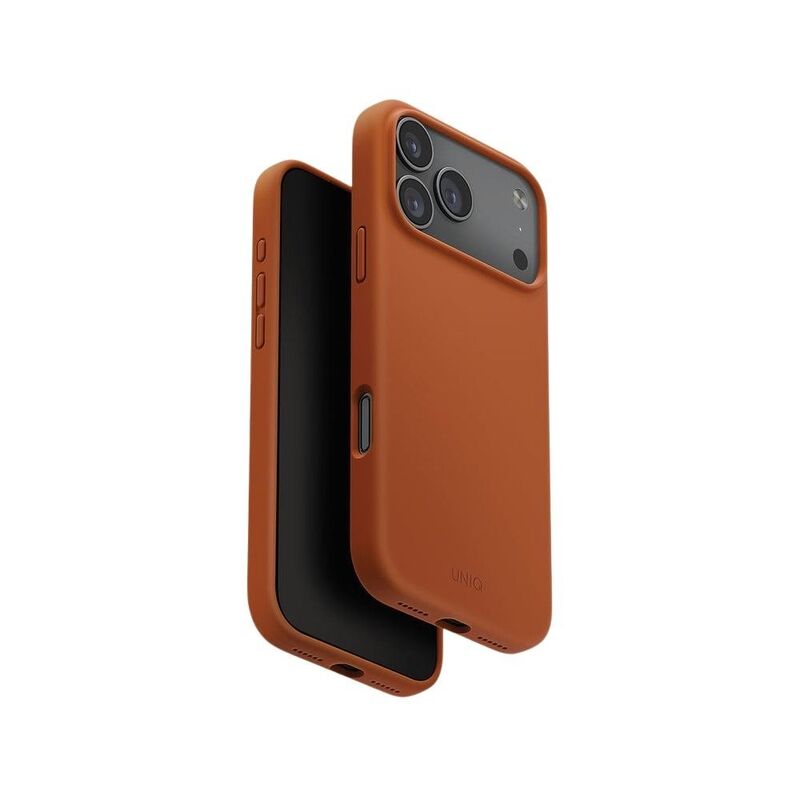 UNIQ Hybrid iPhone 17 Pro Max 6.9-Inch (2025) MagClick Charging Lino - Sunset Orange UNIQ Hybrid iPhone 17 Pro Max 6.9-Inch (2025) MagClick Charging Lino - Sunset Orange
