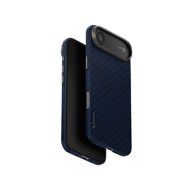 UNIQ Hybrid iPhone Air 6.6-Inch (2025) MagClick Charging Keva Edge - Trance Blue UNIQ Hybrid iPhone Air 6.6-Inch (2025) MagClick Charging Keva Edge - Trance Blue