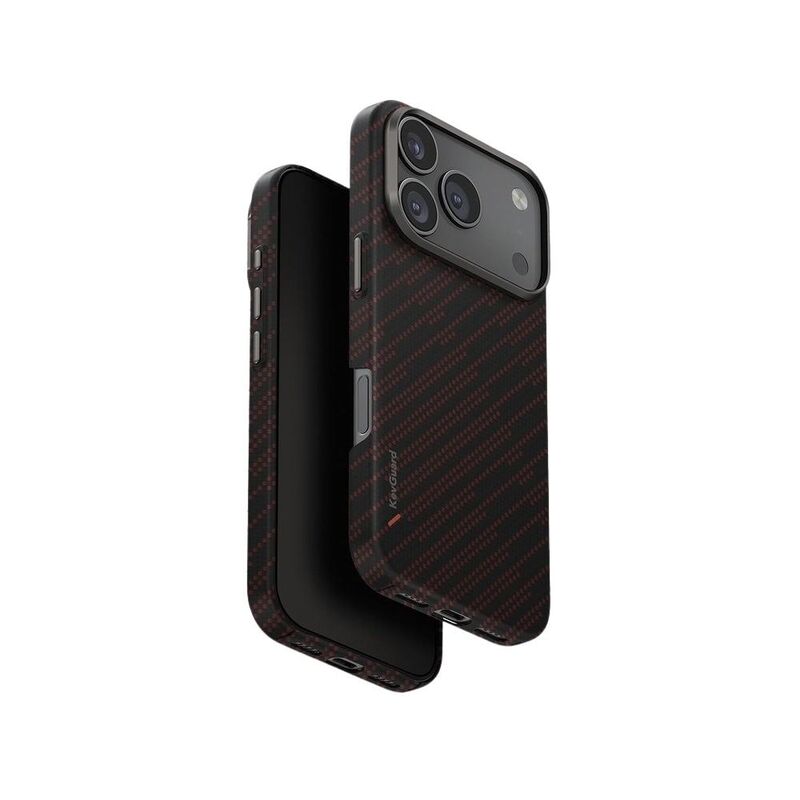 UNIQ Hybrid iPhone 17 Pro 6.3-Inch (2025) MagClick Charging Keva Edge - Rust Orange UNIQ Hybrid iPhone 17 Pro 6.3-Inch (2025) MagClick Charging Keva Edge - Rust Orange