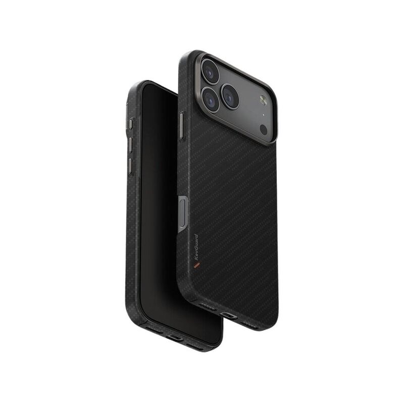 UNIQ Hybrid iPhone 17 Pro Max 6.9-Inch (2025) MagClick Charging Keva Edge - Carbon Black UNIQ Hybrid iPhone 17 Pro Max 6.9-Inch (2025) MagClick Charging Keva Edge - Carbon Black