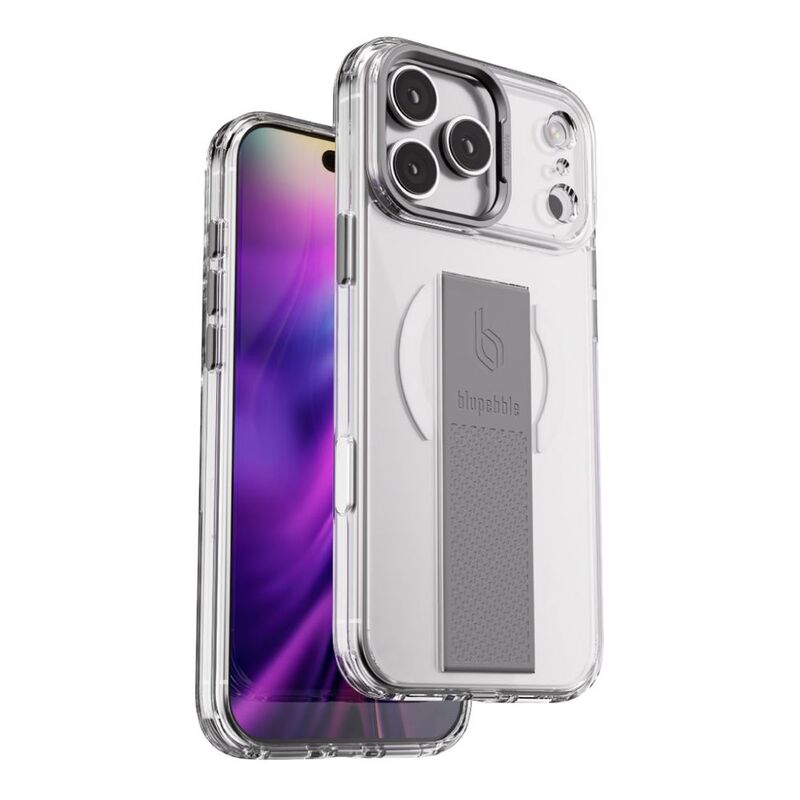 Blupebble Gripflex Case With Magsafe For iPhone 17 Pro - Grey Blupebble Gripflex Case With Magsafe For iPhone 17 Pro - Grey