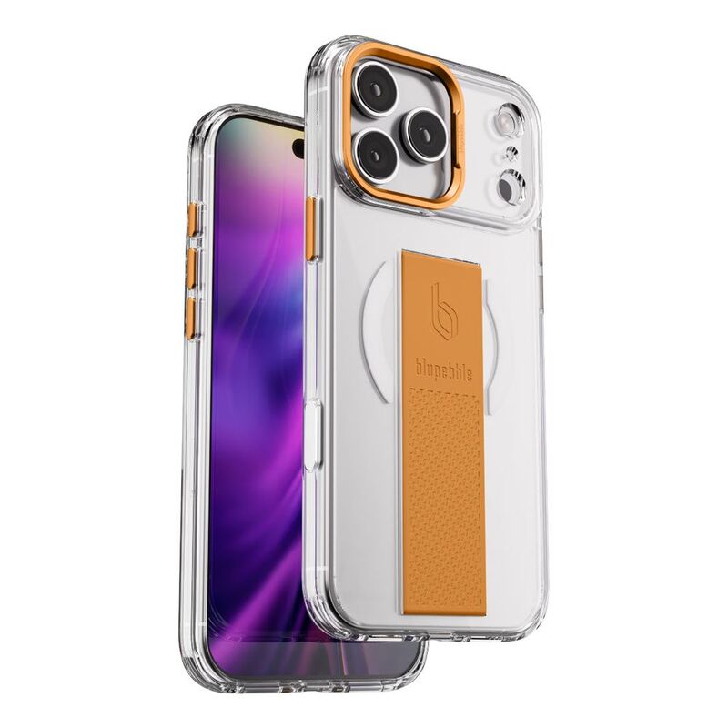 Blupebble Gripflex Case With Magsafe For iPhone 17 Pro - Orange Blupebble Gripflex Case With Magsafe For iPhone 17 Pro - Orange