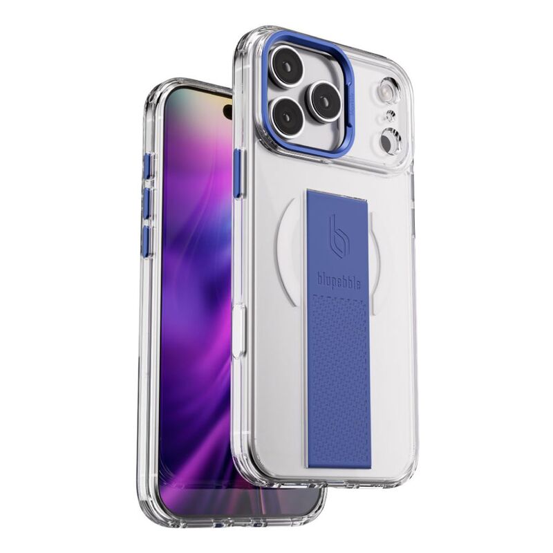 Blupebble Gripflex Case With Magsafe For iPhone 17 Pro Max - Blue Blupebble Gripflex Case With Magsafe For iPhone 17 Pro Max - Blue