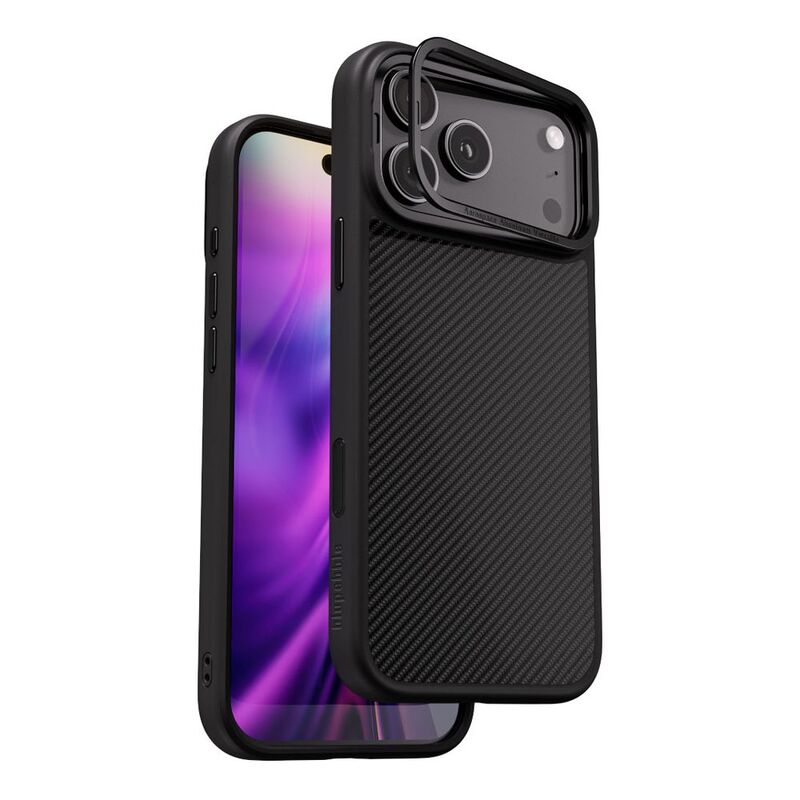 Blupebble Carbon Arma Case With Magsafe For iPhone 17 Pro - Black Blupebble Carbon Arma Case With Magsafe For iPhone 17 Pro - Black