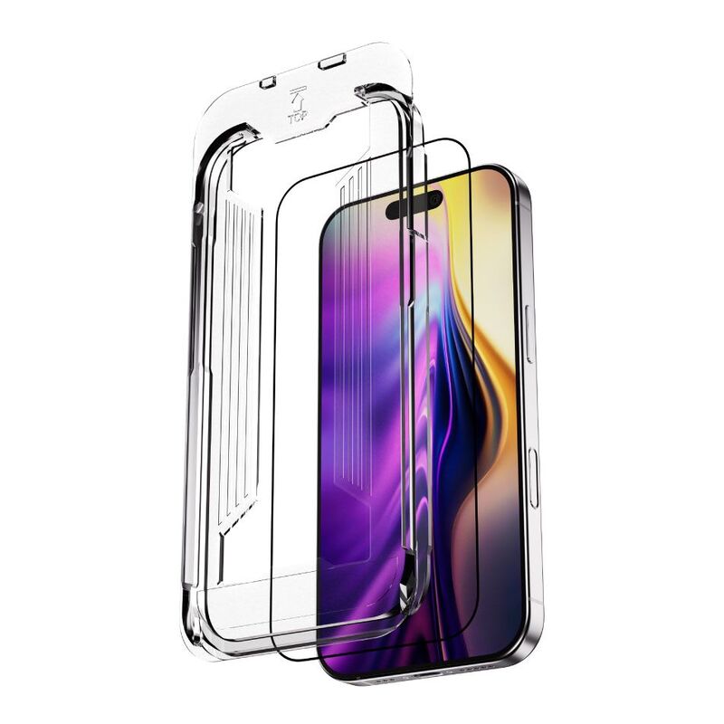 Blupebble Graphene Rock Series Tempered Glass 2.5D For iPhone 17 Pro - Clear