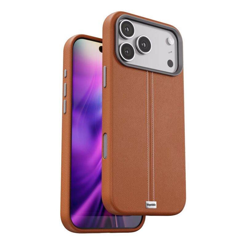 Blupebble Elite Guard Case With Magsafe For iPhone 17 Pro Max - Brown Blupebble Elite Guard Case With Magsafe For iPhone 17 Pro Max - Brown