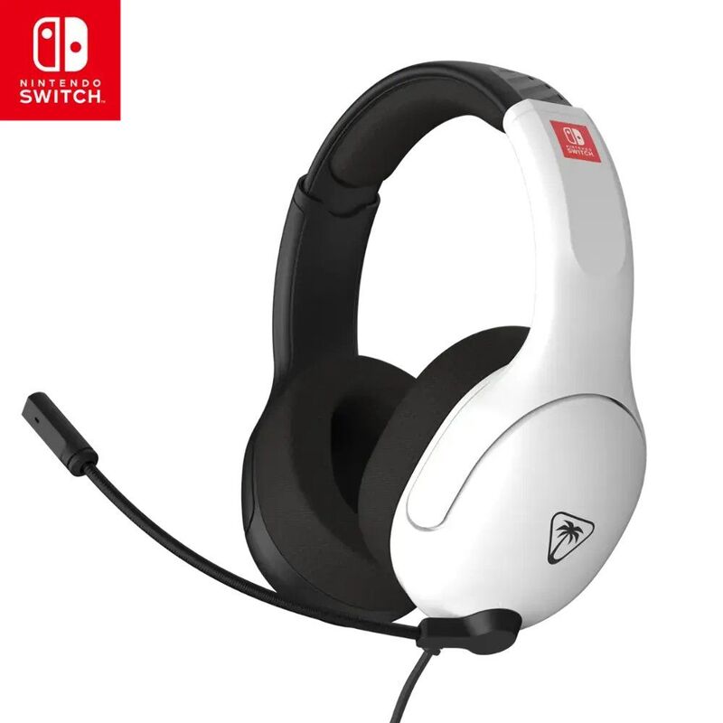 Turtle Beach Airlite Fit Wired Gaming Headset For Nintendo Switch - Black/White Turtle Beach Airlite Fit Wired Gaming Headset For Nintendo Switch - Black/White