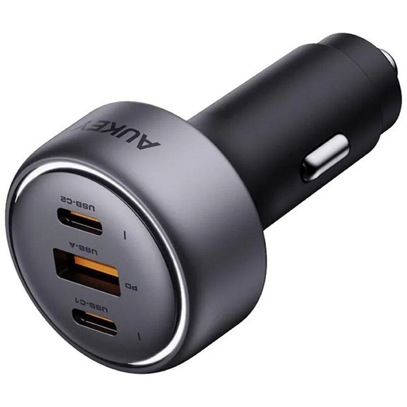 Aukey Pathfinder 66W Fast Charging Car Charger - Grey Aukey Pathfinder 66W Fast Charging Car Charger - Grey