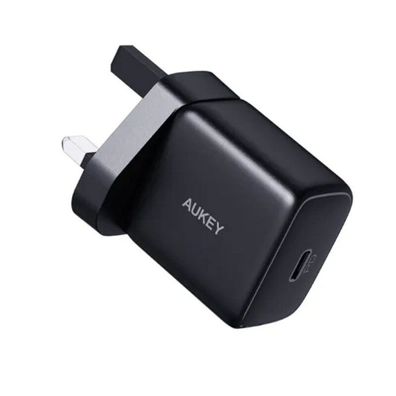 Aukey Portable 30W Pd Wall Charger - Black Aukey Portable 30W Pd Wall Charger - Black