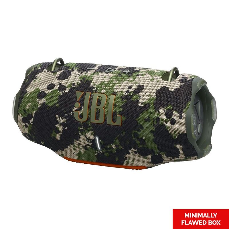 JBL Xtreme 4 Portable Waterproof Pro Sound Speaker With Shoulder Strap - Camouflage (Minimally Flawed Box) JBL Xtreme 4 Portable Waterproof Pro Sound Speaker With Shoulder Strap - Camouflage (Minimally Flawed Box)