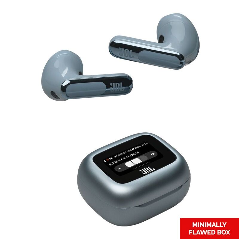 JBL Live Flex 3 True Wireless Noise Cancelling Earbuds - Blue (Minimally Flawed Box)